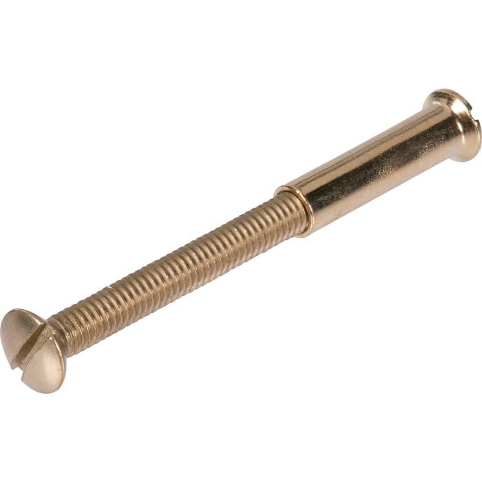 Vis + douille laiton - Pour poignée de porte - Ø 4 x 45 mm... - Bricolage & Outils Amazon France à 2.45€