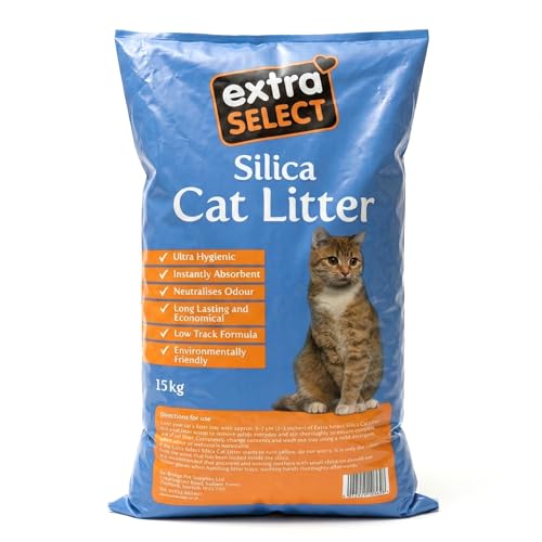 Extra Select Silica Cat Litter - Non Clumping Cat Litter... - Pet Supplies Amazon UK à 45.69€