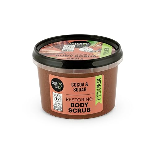Organic Shop Body Scrub Natural Belgian Chocolate and Sugar... - Beauté & Parfums Amazon Italie à 3.30€
