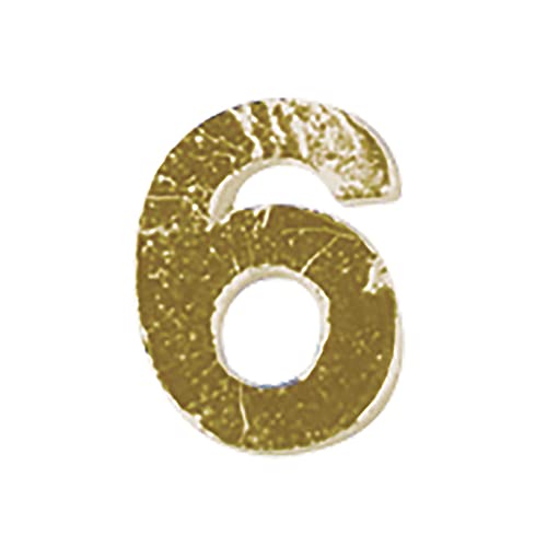 Rayher Numeri di Cera -6-, Oro, 9Mm,Busta 2 Pz, 3125206 - Erreur de prix -76% à 2.29€