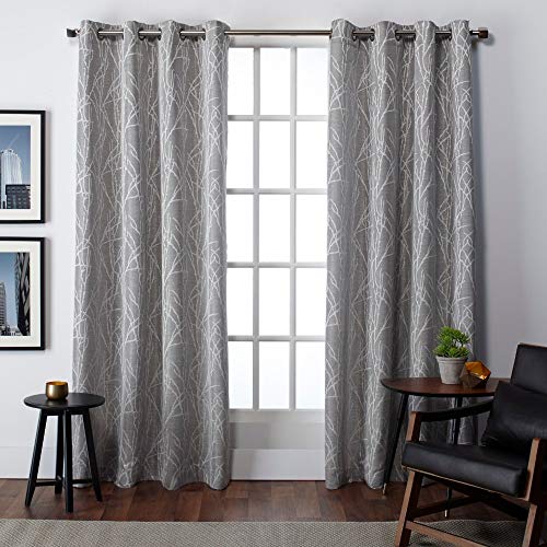 Exclusive Home Finesse Faux Linen Grommet Top Window... - Home & Kitchen Amazon Spain à 16.45€