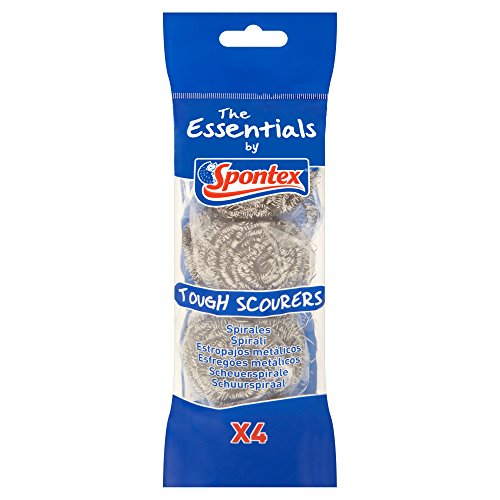 Spontex Essentials Tough Scourer 4pk - Home & Kitchen Amazon UK à 1.45€