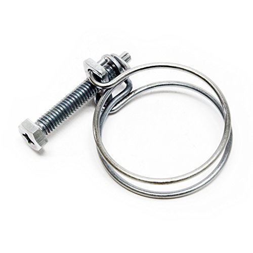 Double Wire Hose Clip Clamps W1 Screw Tight 35-40 mm 2.2 mm... - Maison & Cuisine Amazon Royaume-Uni à 1.59€