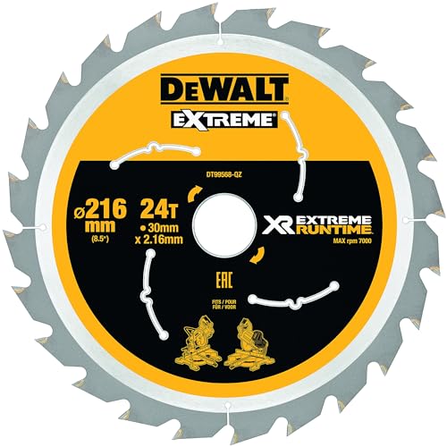 DeWalt DT99568-QZ - Hojas para sierra circular estacionaria... - Bricolage & Outils Amazon Espagne à 28.66€