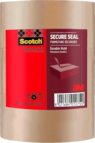 Scotch Ruban Adhésif pour Emballage de Cartons, 3 Rouleaux... - Sports & Fitness Amazon France à 10.19€