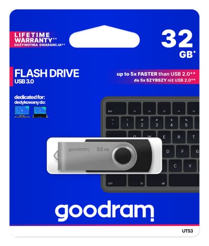 GOODRAM UTS3 USB 3.0 32GB Noir - High-Tech & Électronique Amazon France à 7.09€