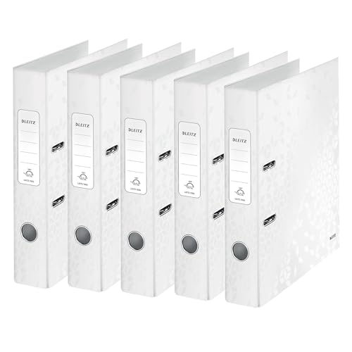 Leitz Qualitäts-Ordner 180°, 5er Pack, A4, schmal, 5,2 cm... - Home & Kitchen Amazon Germany à 11.45€