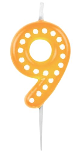 Numero candela/candela di compleanno "DOTS DESIGN" (0 - 9)... - Amazon Italie à 1.99€