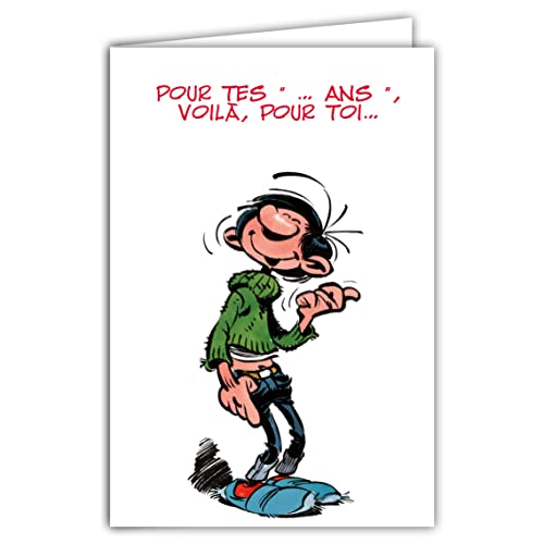 Gaston Lagaffe glct-0113 Geburtstagskarte mit Motiv für... - Fournitures Bureau en promo à 5.63€