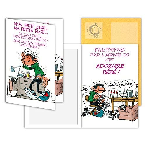 Gaston Lagaffe glct-0131 Karte Geburt Herzlichen... - Baby & Nursery Amazon Germany à 2.69€