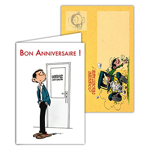 Gaston Lagaffe GLCT-6065 Carte d'anniversaire pour Tous les... en promo à 3,90€ (-59%) sur Amazon FR