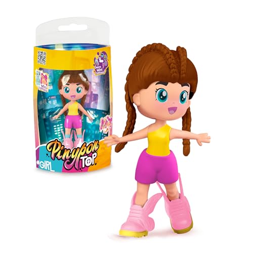 Pinypon TOP Girls Brunette Fille Top Brunette avec Outfit... - Jouets & Jeux en promo à 9.38€