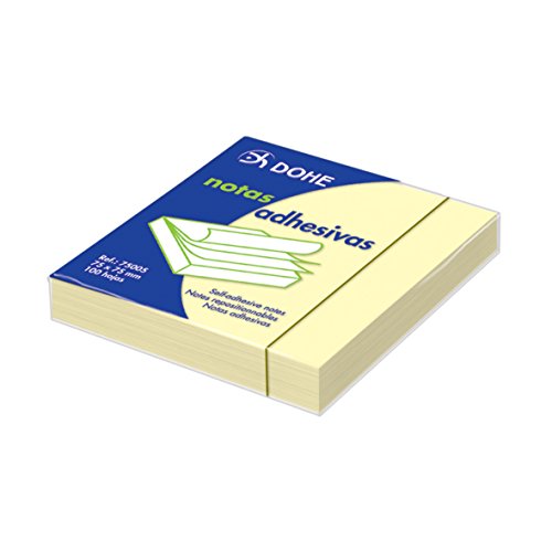 DOHE - Blocs de notes autoadhésives - 75 x 125 mm - 100... - Jouets & Jeux Amazon France à 4.96€