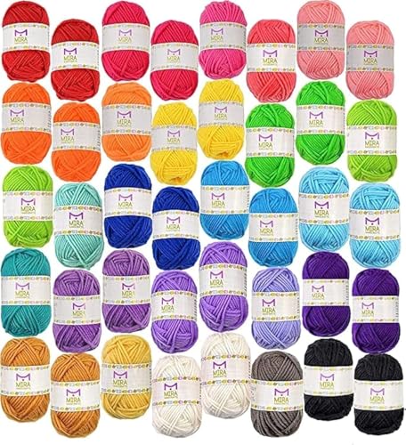 Standard Garnknäuel Packung - 40 Acryl Garn Stränge –... - Maison & Cuisine Amazon Allemagne à 29.38€