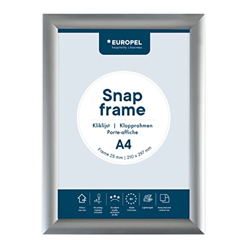 EUROPEL Snap Frame A4, 25 mm Aluminium Anodised... - High-Tech & Électronique Amazon Royaume-Uni à 10.60€