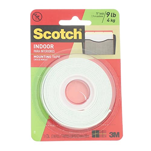 Scotch Cinta de Montaje, 1/2"x75, Blanco - Fournitures Bureau Amazon Espagne à 9.58€