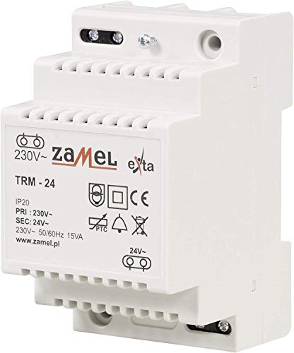 Zamel TRM-24 bell transformer 24 V/AC 0.63 A - Maison & Cuisine Amazon Royaume-Uni à 24.14€