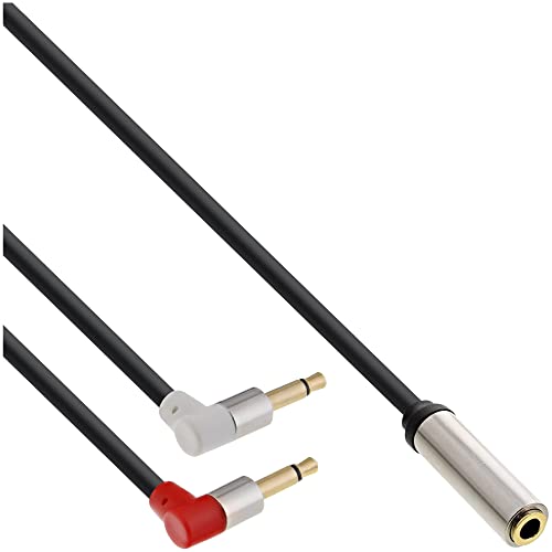 InLine 99251 Slim Audio Kopfhörer Flugzeug-Adapterkabel, 2x... - Tech & Electronics Amazon Germany à 3.69€