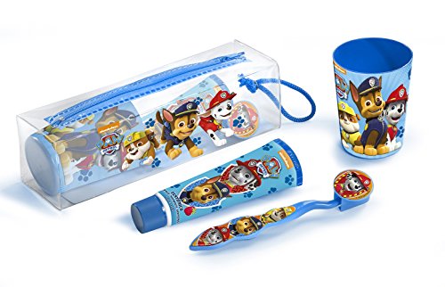 Set de Cuidado Bucal Infantil The Paw Patrol Cartoon (4 pcs) - Beauté & Parfums en promo à 9.90€