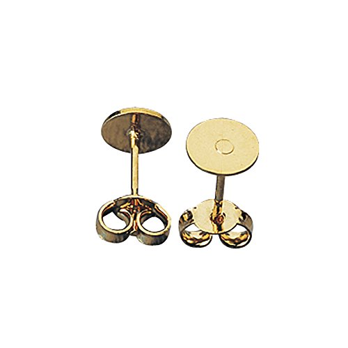 Rayher Orecchini con Piastrina, 6 Mm Ø, Oro, Busta 4Pz... - Loisirs Créatifs Amazon Italie à 2.99€