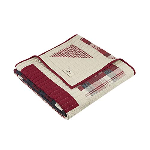 Woolrich Luxury Quilted Throw - Cabin Lifestyle, Patchwork... - Maison & Cuisine Amazon Royaume-Uni à 8.59€