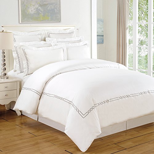 Superior 200 Thread Count 100% Cotton Embroidered... - Home & Kitchen Amazon Germany à 68.07€