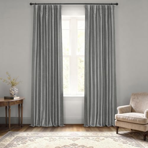 HPD Half Price Drapes Dupioni Rideau occultant texturé... - Maison & Cuisine Amazon France à 25.52€