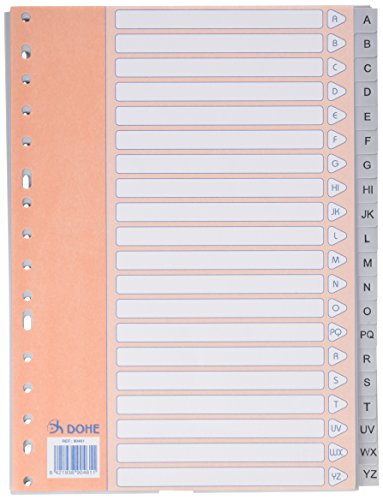 Dohe Basic – Index A4, A-Z, 20 Positionen, grau - Amazon Allemagne à 1.89€