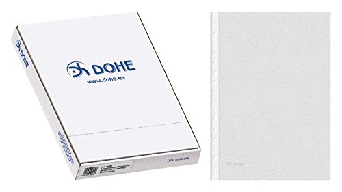 Dohe Premium - Pack de 100 fundas multitaladro, folio, Plus - Amazon Espagne à 7.28€