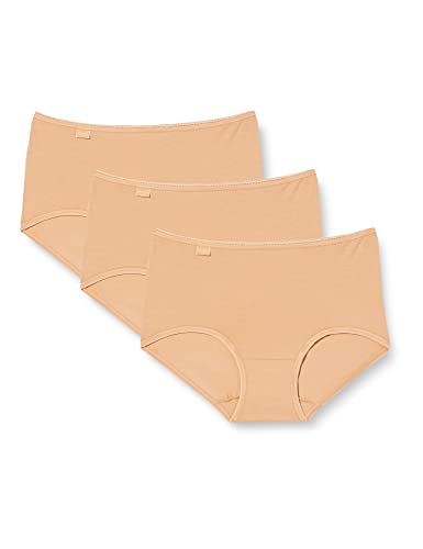 Sloggi 24/7 Cotton Midi C3P, Slip Donna, Marrone (Brush), 52 - Beauté & Parfums en promo à 13.30€