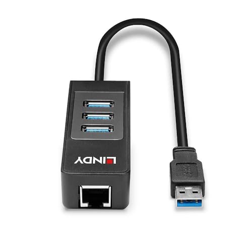 LINDY USB 3.1 Type A to Gigabit LAN 3 Port Type A Hub... - High-Tech & Électronique Amazon Royaume-Uni à 15.40€