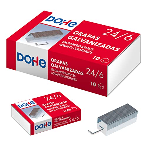 MTL 79180 Pack von 1000 Heftklammern 24/6 verzinkt - Fournitures Bureau en promo à 0.56€