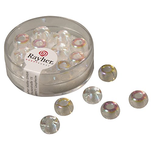 Rayher Rondella Vetro Foro Gr., Met.Trasp, 9Mmø, Pietra di... - Animalerie Amazon Italie à 4.79€