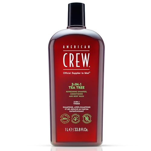 American Crew 3-in-1 Tea Tree Shampoo and Conditioner and... - Beauté & Parfums Amazon Royaume-Uni à 32.70€