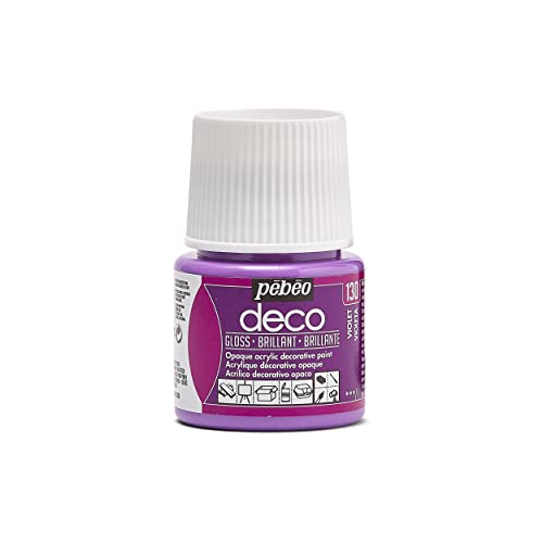 Pebeo Deco Bright Paint, Viola, 45 ml - Amazon Italy à 4.30€