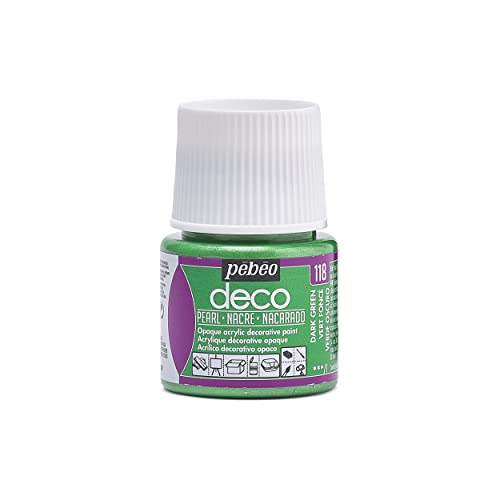 Pebeo Deco Pearl, Verde Scuro, 45 ml - Amazon Italy à 4.30€