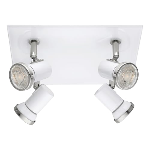EGLO Deckenlampe Tamara 1, 4 flammige Deckenleuchte... - Maison & Cuisine Amazon Allemagne à 36.00€
