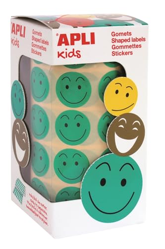 APLI 935960 Rolle 900 Runde Gomets, Kartenkarton - Bon plan à 6.66€