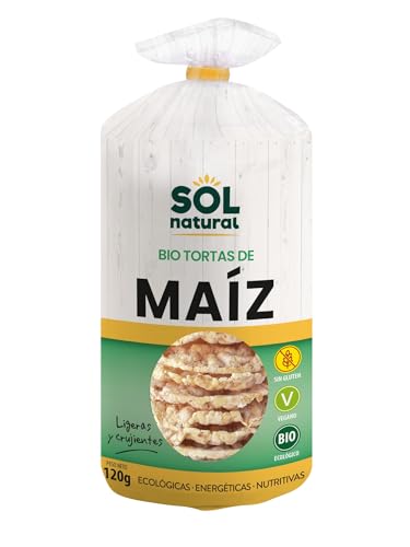 SOLNATURAL TORTAS DE MAIZ Bio SIN Gluten 120 g - Épicerie Amazon Espagne à 1.68€