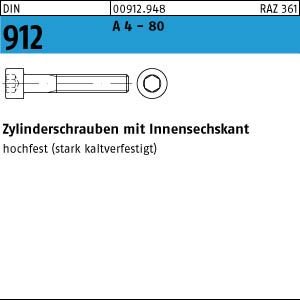 1 Innensechskant Zylinderschrauben DIN 912 A4-80 M 16 x 90... - Bricolage & Outils Amazon Allemagne à 8.07€