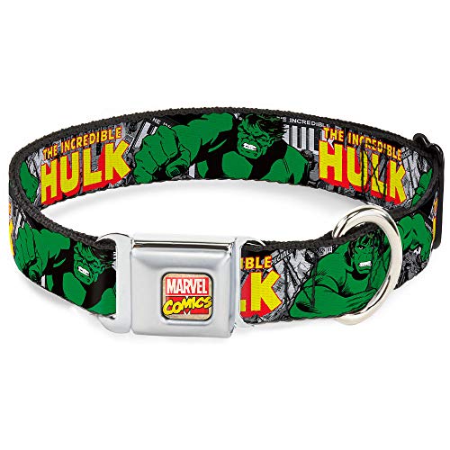 Buckle Down 16-23" "AVA-Marvel Comics Dog Collar, Wide... - Animalerie en promo à 10.27€