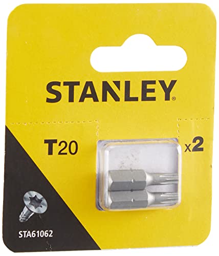 STANLEY STA61062-XJ - 2 puntas Torx 25mm T20 - Bricolage & Outils Amazon Espagne à 2.79€