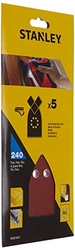 Stanley Multischleifer Schleifpapier (K240, extra feine... - DIY & Tools Amazon Germany à 3.68€