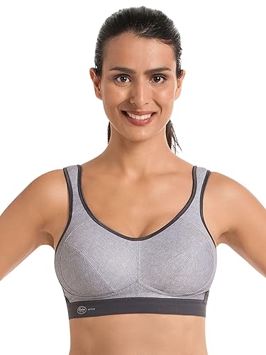 Anita Extreme Control Reggiseno Sportivo, Grigio mlange, 1B... - Sports & Fitness en promo à 42.11€