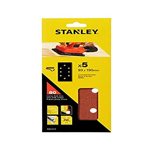 STANLEY STA31517-XJ 5 fogli velcro 93x190 mm forati B&D... - DIY & Tools Amazon Italy à 3.56€