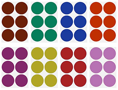 Royal Green Adesivi Rotondi Colorati Multiuso 50mm... - Jouets & Jeux Amazon Italie à 2.58€