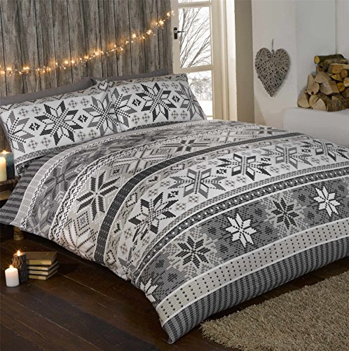 Stockholm Parure de lit avec Housse de Couette et 1 taie... - Maison & Cuisine Amazon France à 14.39€