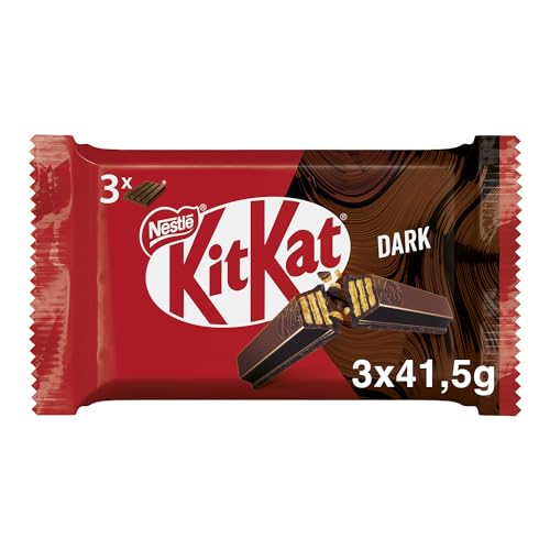KITKAT Dark Wafer ricoperto di Cioccolato Fondente, 3 Snack... - Épicerie Amazon Italie à 2.07€