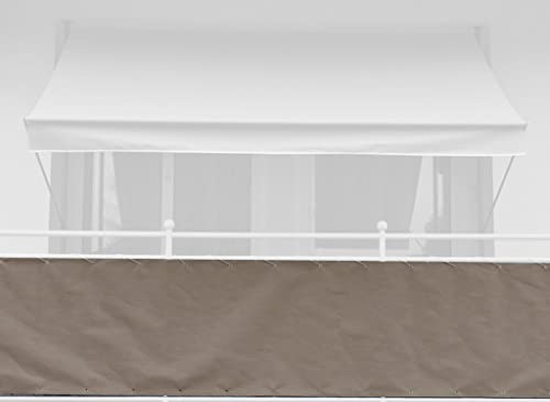 Angerer Balcony Covering Taupe, Height: 75 cm, Length: 800... - Jardin & Extérieur Amazon Royaume-Uni à 24.79€