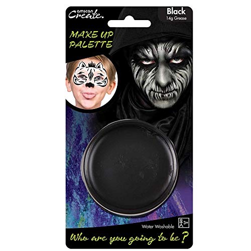 Amscan International Black Grease Palette - 14g - Beauté & Parfums Amazon Royaume-Uni à 0.99€